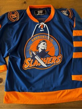 RARE Halloween - Geeky Jersey - Mike Myers Haddonfield Hockey Jersey
